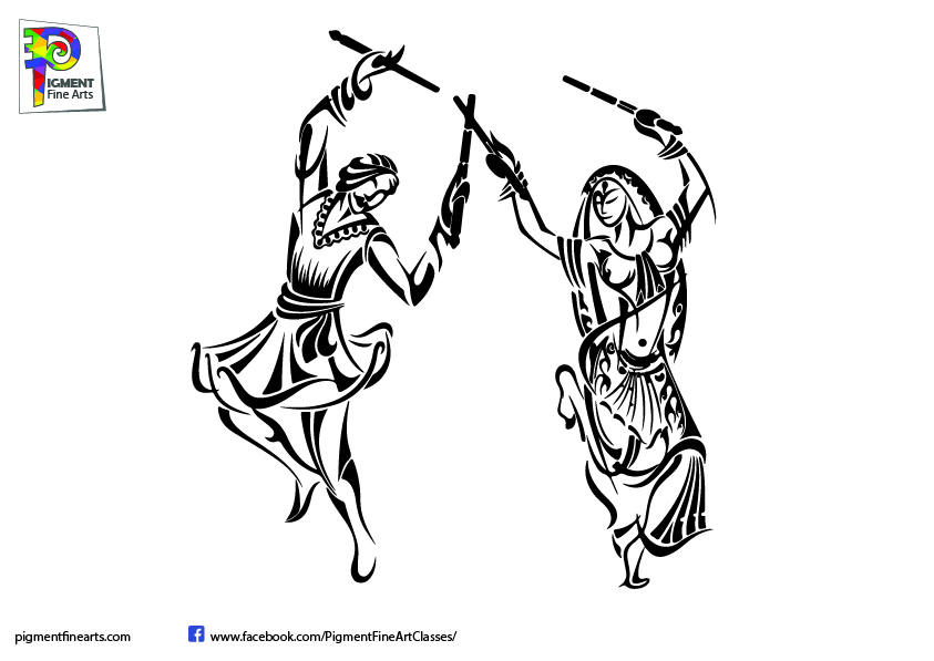 Maa Durga And Navratri Coloring Pages For Kids Blog